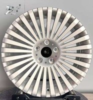 Jantes forgées de luxe pour berlines de direction exécutive, 20 rayons argentés, 18 19 20 21 22 pouces pour BMW Mercedes Audi Lexus Genesis