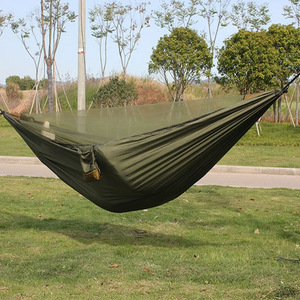 <span class=keywords><strong>Hamac</strong></span> en nylon parachute de qualité supérieure, résistant aux déchirures, avec moustiquaire, pour le camping et la <span class=keywords><strong>randonnée</strong></span>, 1-2 personnes - Product Image 5