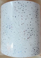 Profils en MDF recouverts de PVC à effet marbre brillant pour les portes, grain de bois, film PVC pour meubles