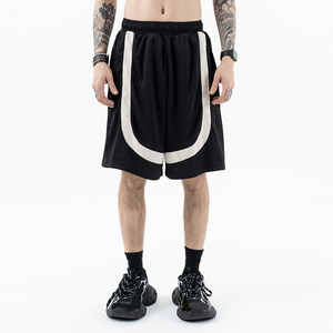 Pantalones Cortos de Baloncesto para Hombre, de Alta Calidad, Transpirables, Extra Grandes, con Estampado Personalizado, 100% Algodón, Estilo Casual, con Cordón Ajustable - Product Image 2