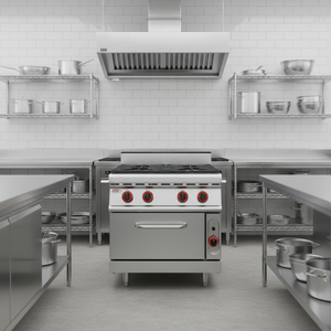 Cucina <span class=keywords><strong>a</strong></span> <span class=keywords><strong>Gas</strong></span> Commerciale OUTE <span class=keywords><strong>a</strong></span> 4 Fuochi <span class=keywords><strong>con</strong></span> <span class=keywords><strong>Forno</strong></span> in Acciaio Inox per Ristoranti e <span class=keywords><strong>Cucine</strong></span> di Hotel - Product Image 3