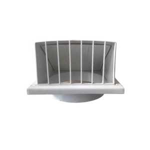 Capot de ventilation extérieur en plastique ABS, résistant à la pluie, pour système d'air frais, ventilateur d'évacuation, couvercle de ventilation extérieur avec conception coupe-<span class=keywords><strong>vent</strong></span> - Product Image 4