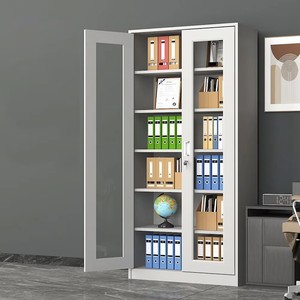Adjustable Modern Office Glass Door Steel <b>File</b> <b>Storage</b> Cabinets for Hospital Use - Product Image 4
