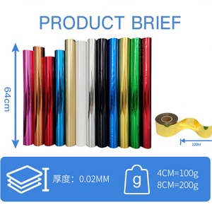 Lámina de Estampado en Caliente Dorada en Varios Colores para Cuero y Papel - Product Image 4