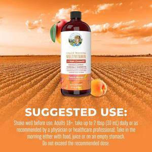 Suplemen pagi cair Multivitamin penumbuh rambut organik - Product Image 3