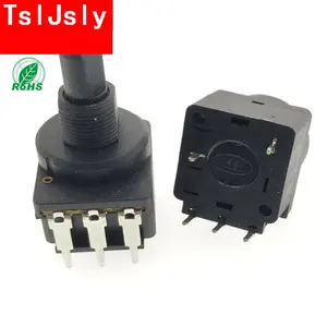 Professional OEM R16R2S 10k 20k 47k 250k 470K 500k ohm 16MM single Rotary Dimmer Potentiometer with 10A rotary Switch
