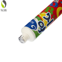 Tube souple personnalisé avec logo imprimé, tube vide ABL, tube de dentifrice, fabricant d'emballages avec couvercle rabattable