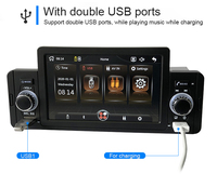 Lecteur MP5 de voiture avec écran 5 pouces 1 Din avec Carplay Android Auto BT Audio stéréo de voiture Lecteur MP5