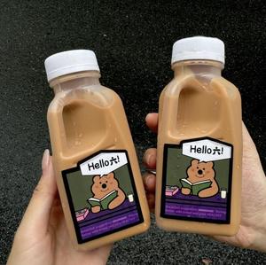 ขวดนมแบบใช้แล้วทิ้งขวดบรรจุภัณฑ์เครื่องดื่มชานมแบบใช้แล้วทิ้ง - Product Image 3
