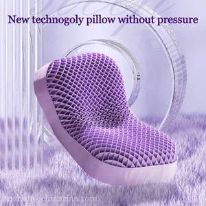 OEM TPE Mesh Silicone Bed Sleep <b>Neck</b> <b>Pillow</b> 3D Gel Skin Friendly Knitted Technics Pressure Free and Washable - Product Image 3