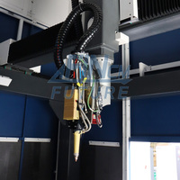 FINCM Línea de Corte Láser de Fibra CNC para Perfiles de Acero en H, con Carga Automática, para Biselado de Cantos en Ángulo R, 12kw 20kw, Construcción Metálica