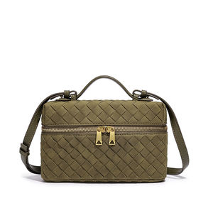 Nuova Collezione: <span class=keywords><strong>Elegante</strong></span> <span class=keywords><strong>Pochette</strong></span> da <span class=keywords><strong>Donna</strong></span> in Pelle Scamosciata con Chiusura a Cerniera e Tracolla Lunga - Product Image 6