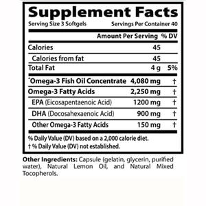 Oem אומגה <span class=keywords><strong>3</strong></span> שמן דגים תוספת 60 softgels למבוגרים עיניים משותף עור לב בריאות להגביר את מערכת החיסון תמיכה - Product Image 2