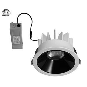 إضاءة سبوت <span class=keywords><strong>LED</strong></span> ديناميكية من سلسلة IP65 بقوة 12 واط، تصميم عصري 75 ملم، ألومنيوم مصبوب أبيض، 4000 كلفن، إضاءة <span class=keywords><strong>COB</strong></span> للمطبخ والحمام والمناطق الرطبة - Product Image 1