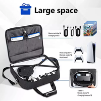 Sac de transport portable de haute qualité, écologique, imperméable, avec fermeture éclair, pour console PS5/PS5 SLIM/PS5 PRO