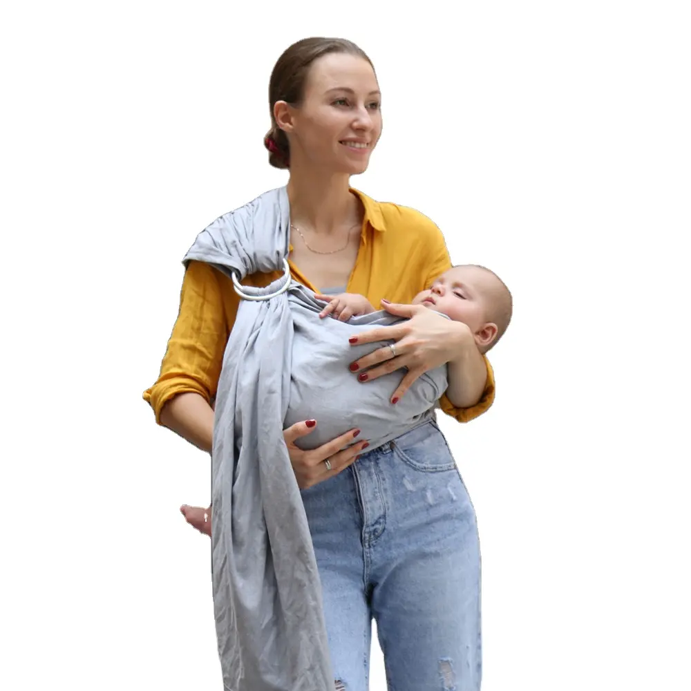 amazon hot sell custom baby wrap sling with ring