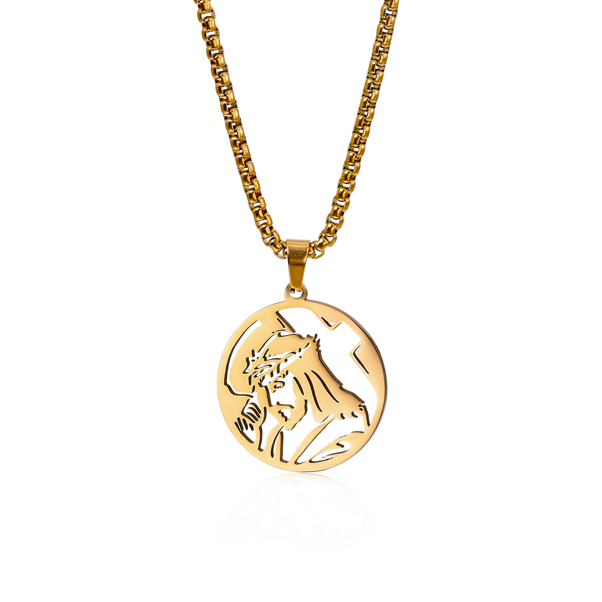 La catena quadrata della perla è dorata