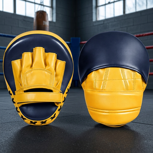 Mitaines de boxe en PU respirantes, cibles de frappe et de coup de pied, pour l'entraînement au sparring - Product Image 1