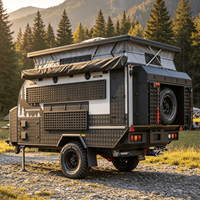 Caravanes de camping de luxe avec toilettes, mini-caravanes, caravanes tout-terrain