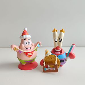 <span class=keywords><strong>Nueva</strong></span> Caja Sorpresa de <span class=keywords><strong>Bob</strong></span> <span class=keywords><strong>Esponja</strong></span>, Serie de Cumpleaños, Patrick Star, Octopus, Adorno de PVC para Figuras, Decoración Moderna para Escritorio y Auto - Product Image 4