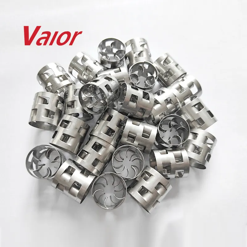 SS304 316L Tower Metal Random Packing Pall Ring 50mm