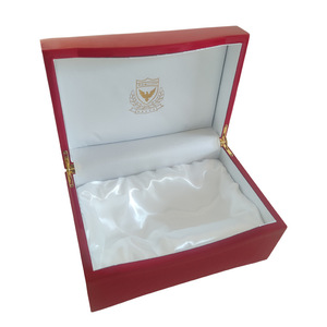 Boîte à thé en bois massif rectangulaire 24x16x12cm, estampage à chaud or argent, emballage général, boîte à bijoux - Product Image 4