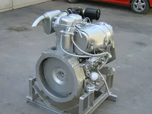 2 Stock Engine Deutz 2 Cylinders Air Cooled Diesel Construction Engine F2L912