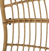 Chaises suspendues de panier d'oeufs de chaise d'oscillation en osier de rotin de PE d'intérieur extérieur avec la capacité du coussin 350lbs