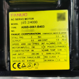 Motor Servo AC Serie Alpha FANUC A06B-0061-B403 - Product Image 2