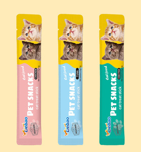 อาหารสัตว์เลี้ยง รสไก่ ทูน่า ปลาค็อด โปรตีนสูง วัตถุดิบเนื้อสด ไม่มีสารปรุงแต่ง ขนาด 15 กรัม/ชิ้น ขนมแมวเนื้อครีม ลดราคาพิเศษ - Product Image 3