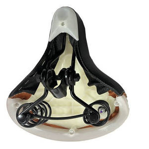 Asiento de Bicicleta Negro Cómodo y Amplio para Bicicleta Ordinaria, Unisex, para Adultos, para Todas las Estaciones - Product Image 3