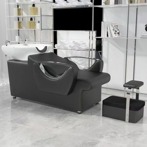 K Professional Beauty Hair Salon Furniture Fashion Luxury High-<b>end</b> Hair Washing <b>Bed</b> Ceramic Basin Classic Hair Washing Chair - Product Image 6
