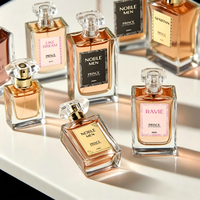 Étiquettes autocollantes personnalisées en métal gaufré de luxe pour flacons de parfum blancs, étiquettes d'huile parfumée de haute qualité avec logo personnalisé de designer