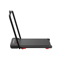 Cinta de correr plana con luz LED, ultrafina, silenciosa, con control remoto, para debajo del escritorio, para fitness en casa u oficina
