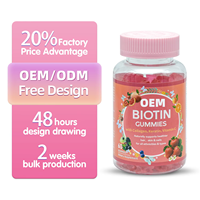 Gummies OEM Biotine Collagène avec Vitamine C et Kératine – Complément Alimentaire Beauté pour la Prise en Charge des Cheveux, de la Peau et des Ongles
