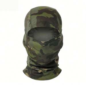 Masque de ski camouflage coupe-vent personnalisé à un trou pour sports de plein air et équitation – Balaclava d'hiver - Product Image 6