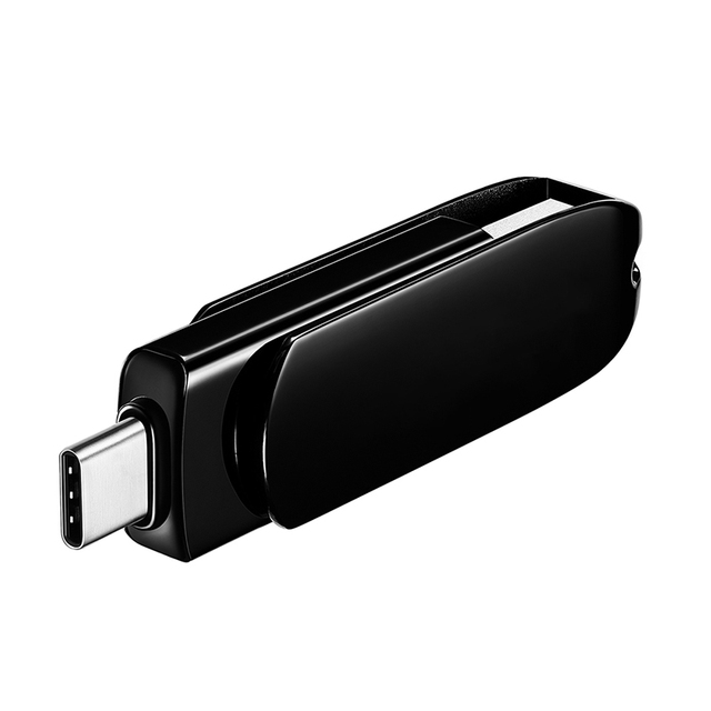 New Type-C USB 3.0 Flash Drive 128GB/64GB/32GB/16GB Metal Key Chain with Fast Data Transfer