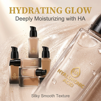 Fond de teint liquide à couvrance totale, imperméable, longue tenue, OEM, maquillage mat pour le visage, logo personnalisé, cosmétiques en gros