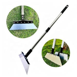 <span class=keywords><strong>Pala</strong></span> para Nieve Multifuncional de Acero al <span class=keywords><strong>Carbono</strong></span> de Alta Resistencia, Ángulo de Hoja de 0°, Mango de Metal, Superficie Resistente al Agua, para Deshierbe y Bordillos de Césped - Product Image 6