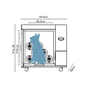 Terbaru perawatan kucing anjing otomatis pengering rambut hewan peliharaan kamar fungsi mengumpulkan pengering kandang hewan peliharaan harga terbaik - Product Image 4