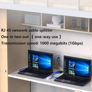 1000Mbps <span class=keywords><strong>RJ45</strong></span> <span class=keywords><strong>Splitter</strong></span> Mạng Adapter Gigabit chuyển đổi 1 để 2 <span class=keywords><strong>RJ45</strong></span> Internet <span class=keywords><strong>Splitter</strong></span> 8P8C <span class=keywords><strong>Extender</strong></span> cắm mở rộng - Product Image 4