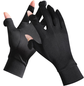 Gants longs classiques pour femme, en satin extensible, noir, blanc, rouge, gris, pour opéra/coudes/poignets, style Charleston, pour l'été - Product Image 1