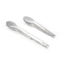 Pinces alimentaires en acier inoxydable robustes avec verrouillage, pinces de service polyvalentes pour cuisine, buffet et barbecue