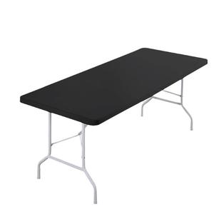 Einfarbige, rechteckige Tischdecke, individuell anpassbar, 4ft, 6ft, 8ft Spandex-Tischbezüge für Hochzeiten, Partys und Events - Product Image 5