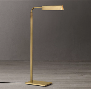 Yihao โคมไฟตั้งพื้นสไตล์วินเทจ, โคมไฟฮาโลเจนหรูหราพร้อมชั้นวางระบบไฟอเนกประสงค์สำหรับห้องนั่งเล่น - Product Image 5