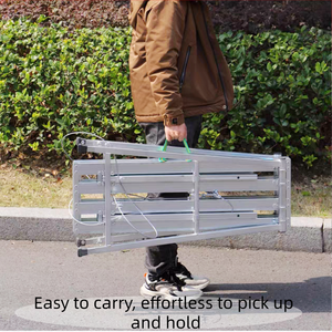 Échelle escamotable industrielle en aluminium pliable avec capacité de charge de 150 kg, portable et multifonctionnelle - Product Image 3