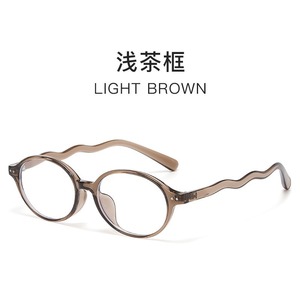 แว่นตาทรงกลมขอบเต็มสีดำ เลนส์ใส CR39 กรอบขนาดกลาง แว่นสายตาสำหรับทุกเพศ - Product Image 5