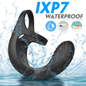 Anello Massaggiatore Vibrante per Pene, Dildo Giocattolo Sessuale per Uomini, Massaggiatore per Scroto, Gabbia di Castità Maschile, Vibratori per Bondage Testicolare - Product Image 6