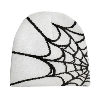 Bonnet tricoté unisexe écologique personnalisé, imprimé jacquard, sans revers, style décontracté et ample, motif plage - Product Image 2