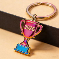 Porte-clés en métal personnalisé 2026 – Souvenir de match de football États-Unis, Canada, Mexique – Prix et objets de collection – Porte-clés en émail